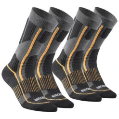 Quechua Warm Hiking Socks - SH500 MOUNTAIN MID - 2 Pairs