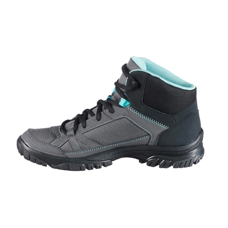 Quechua Women's Hiking Boots - NH100 Mid 4 Quechua Women's Hiking Boots - NH100 Mid - Image 2