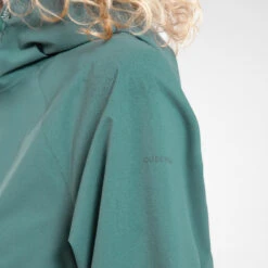 Quechua Women's Hiking Waterproof Longline Jacket Raincut Long Series -Quechua womens hiking waterproof longline jacket raincut long series 2