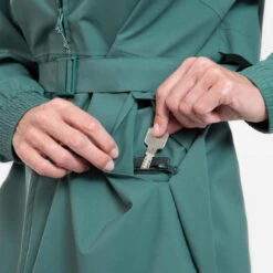 Quechua Women's Hiking Waterproof Longline Jacket Raincut Long Series -Quechua womens hiking waterproof longline jacket raincut long series 5