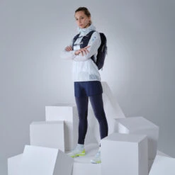 Quechua Women’s Ultra-light Hybrid Fast Hiking Jacket FH900 Grey. -Quechua womens ultra light hybrid fast hiking jacket fh900 grey 2