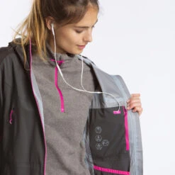 Quechua Women's Waterproof Mountain Walking Jacket - MH900 -Quechua womens waterproof mountain walking jacket mh900 9