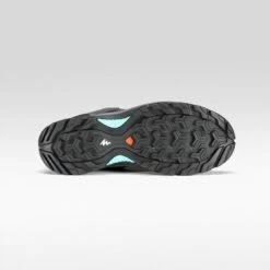 Quechua Women’s Waterproof Mountain Walking Shoes - MH100 -Quechua womens waterproof mountain walking shoes mh100 greyblue 2